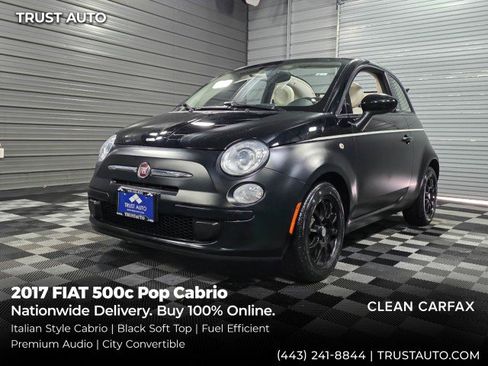 Used 2017 FIAT 500 Pop FWD image 1