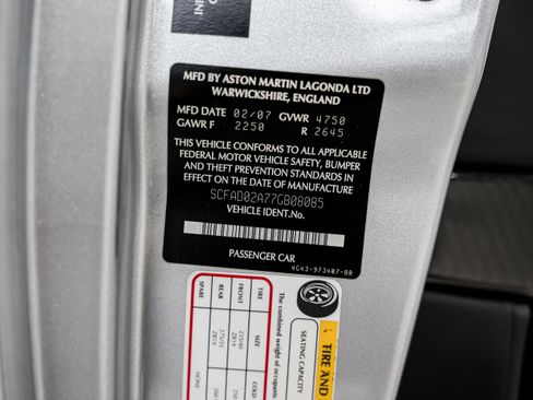 Used 2007 Aston Martin DB9 Volante image 38