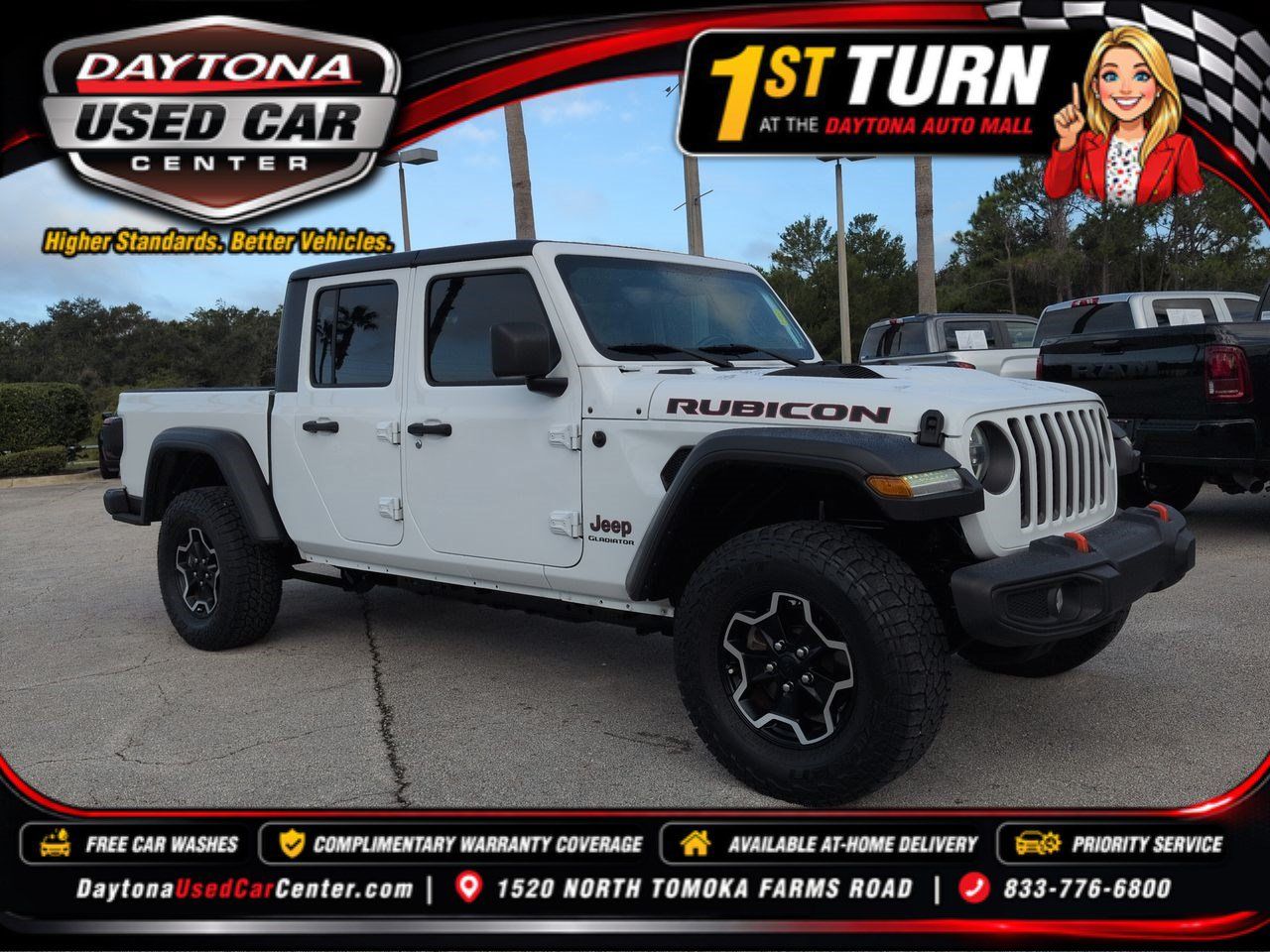Used 2022 Jeep Gladiator Rubicon w/ LED Lighting Group AWD/4WD image 1