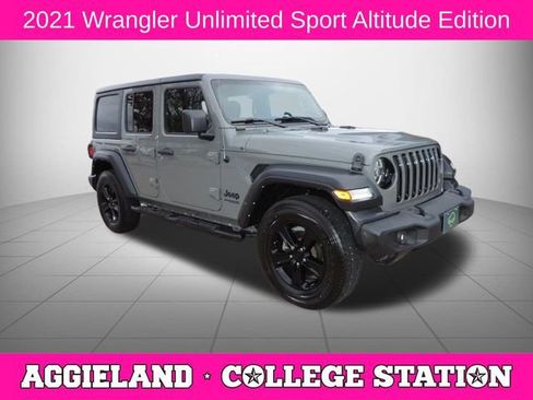 Used 2021 Jeep Wrangler Unlimited Sport image 1