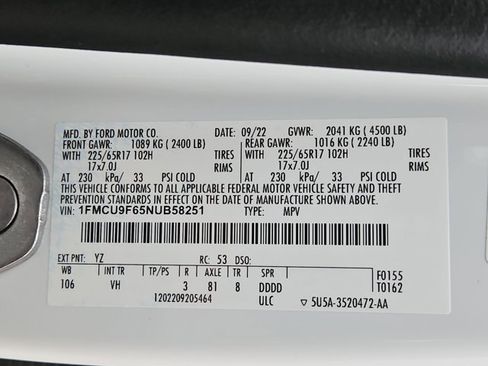 Used 2022 Ford Escape S AWD/4WD image 23