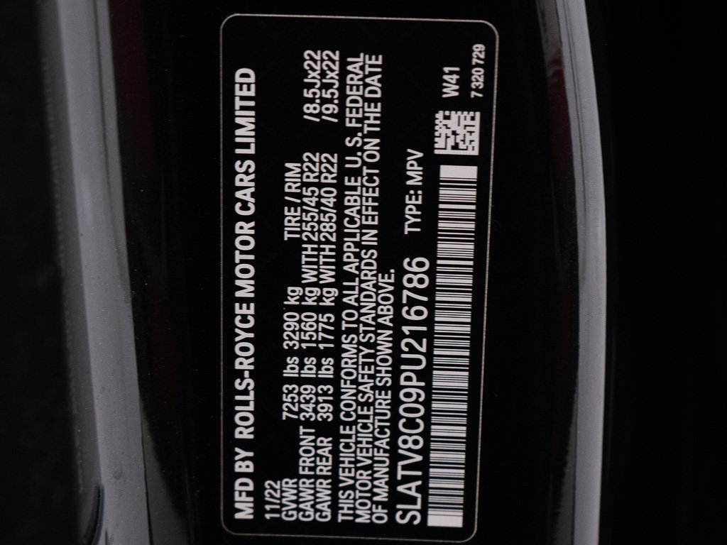 Certified 2023 Rolls-Royce Cullinan Black Badge w/ Driver's Package AWD/4WD image 58