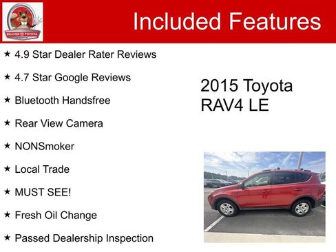 Used 2015 Toyota RAV4 LE AWD/4WD image 5