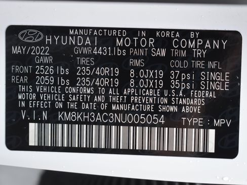 Used 2022 Hyundai Kona N w/ Cargo Package image 42