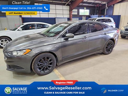 Used 2017 Ford Fusion SE w/ Fusion SE Technology Package FWD image 1