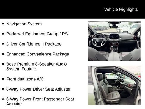 Used 2023 Chevrolet Blazer RS w/ Driver Confidence II Package AWD/4WD image 12