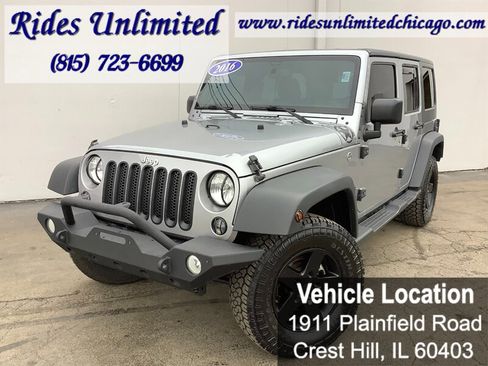 Used 2016 Jeep Wrangler Unlimited Sport w/ Quick Order Package 24S AWD/4WD image 1