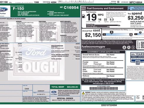 Certified 2021 Ford F150 Lariat AWD/4WD image 5