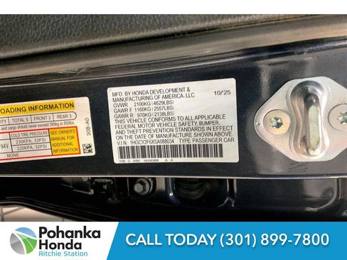 New 2025 Honda Accord Hybrid EX-L image 21