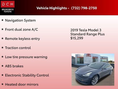 Used 2019 Tesla Model 3 Standard Range Plus image 4