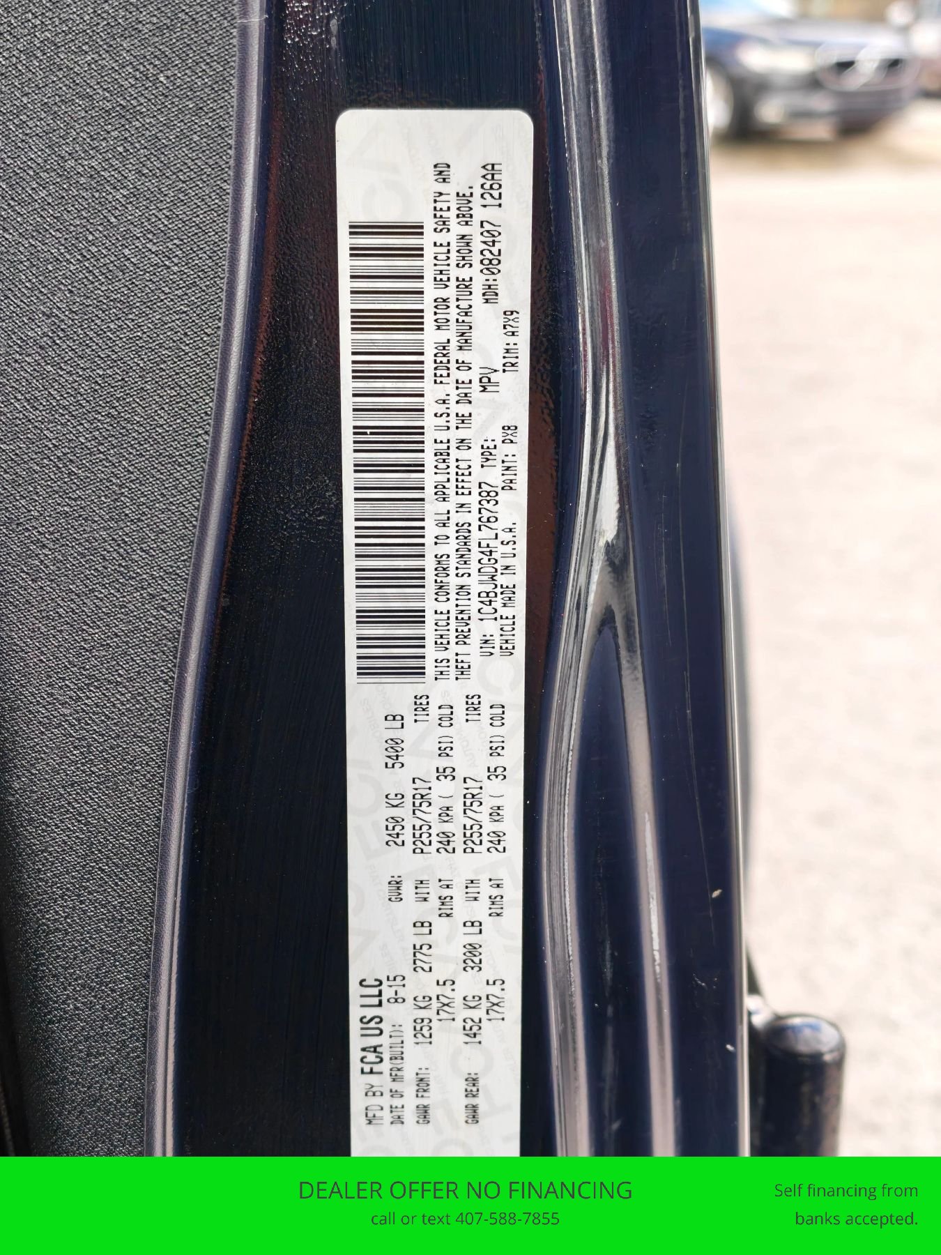 Used 2015 Jeep Wrangler Unlimited Sport w/ Quick Order Package 24S AWD/4WD image 22