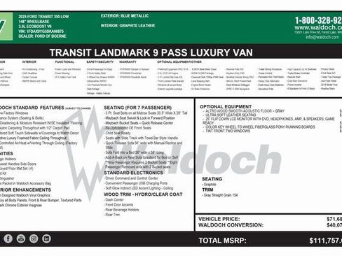 New 2025 Ford Transit 350 XLT w/ Upfitter Package image 3