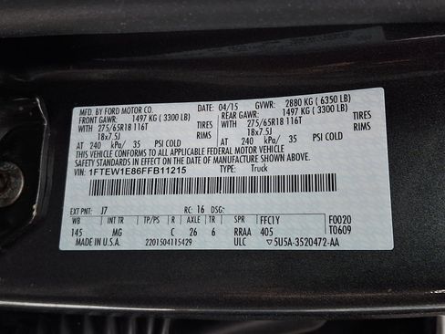 Used 2015 Ford F150 XLT w/ Equipment Group 302A Luxury image 27