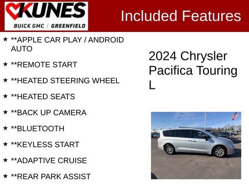 Used 2024 Chrysler Pacifica Touring-L FWD image 2