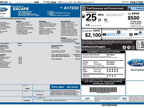 Used 2015 Ford Escape SE w/ Equipment Group 201A FWD image 41