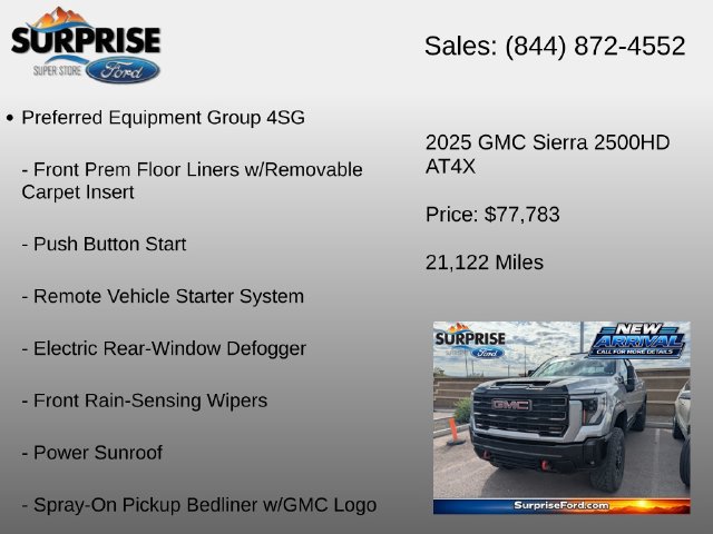 Used 2025 GMC Sierra 2500 AT4X AWD/4WD image 12
