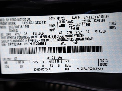 Used 2023 Ford Ranger XLT w/ Equipment Group 301A Mid AWD/4WD image 17