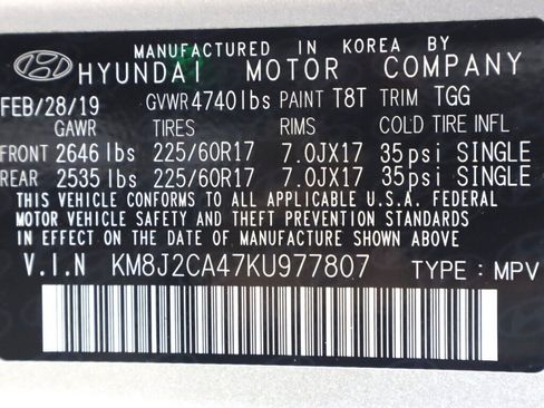 Used 2019 Hyundai Tucson SE w/ Cargo Package AWD/4WD image 40
