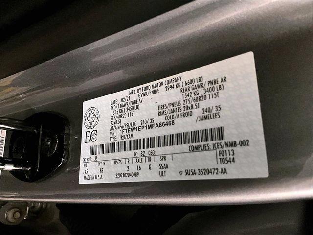 Used 2021 Ford F150 XLT w/ Equipment Group 302A High AWD/4WD image 32
