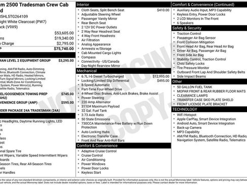 New 2026 RAM 2500 Tradesman AWD/4WD image 21