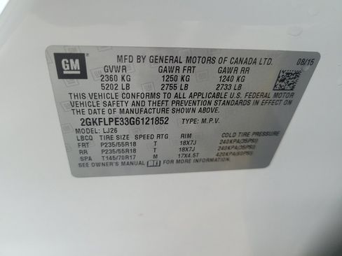 Used 2016 GMC Terrain SLT image 33