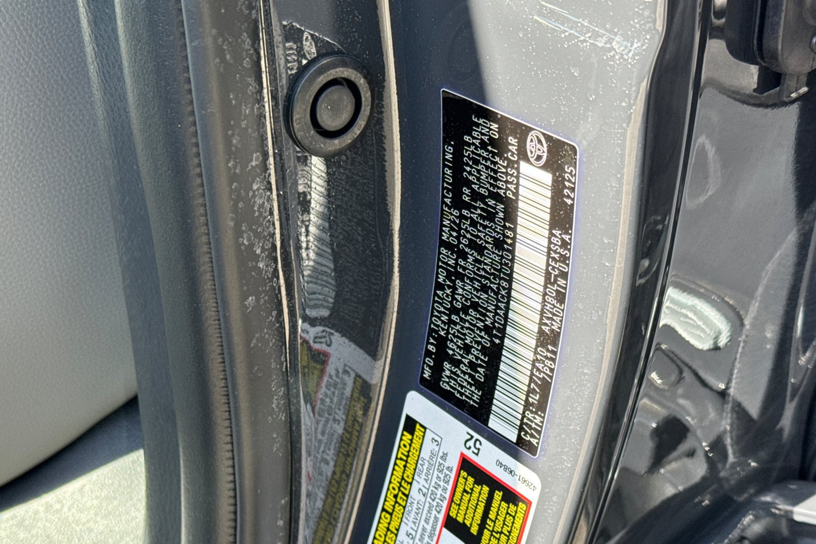 Certified 2026 Toyota Camry SE w/ Convenience Package FWD image 36