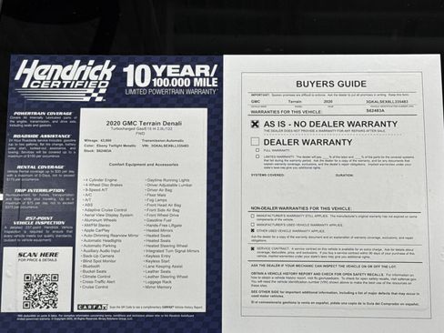 Used 2020 GMC Terrain Denali w/ Denali Premium Package image 38