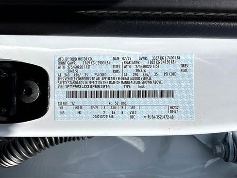 New 2025 Ford F150 XLT w/ Equipment Group 302A MID image 13