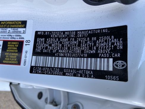 Used 2018 Toyota Avalon Touring w/ All Weather Liner Package FWD image 36