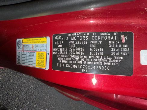 Used 2012 Kia Sedona LX image 43