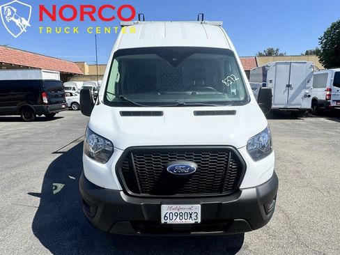 Used 2023 Ford Transit 350 148 High Roof Extended w/ Fleet Safety Package RWD image 5
