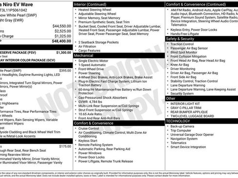 Certified 2023 Kia Niro Wave w/ Wave Preserve Package image 10