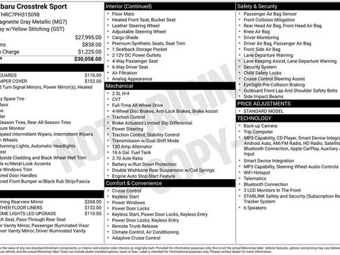 Certified 2023 Subaru Crosstrek 2.5i Sport AWD/4WD image 24