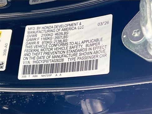 New 2026 Honda Accord EX-L image 30