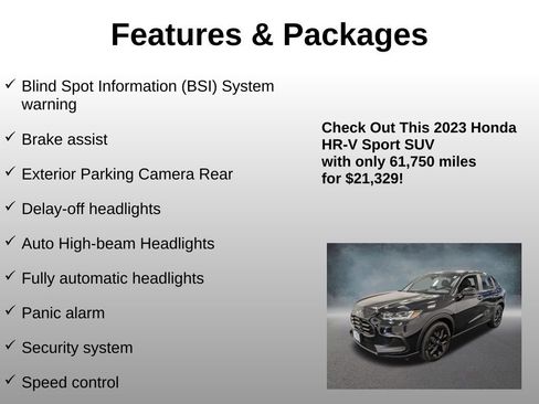Certified 2023 Honda HR-V Sport image 20
