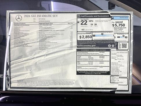 New 2026 Mercedes-Benz GLE 350 4MATIC image 18