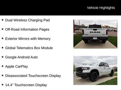 New 2026 RAM 1500 Rebel w/ Rebel Level 2 Equipment Group AWD/4WD image 15