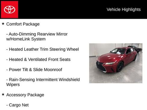 Used 2023 Lexus IS 300 w/ Comfort Package image 5