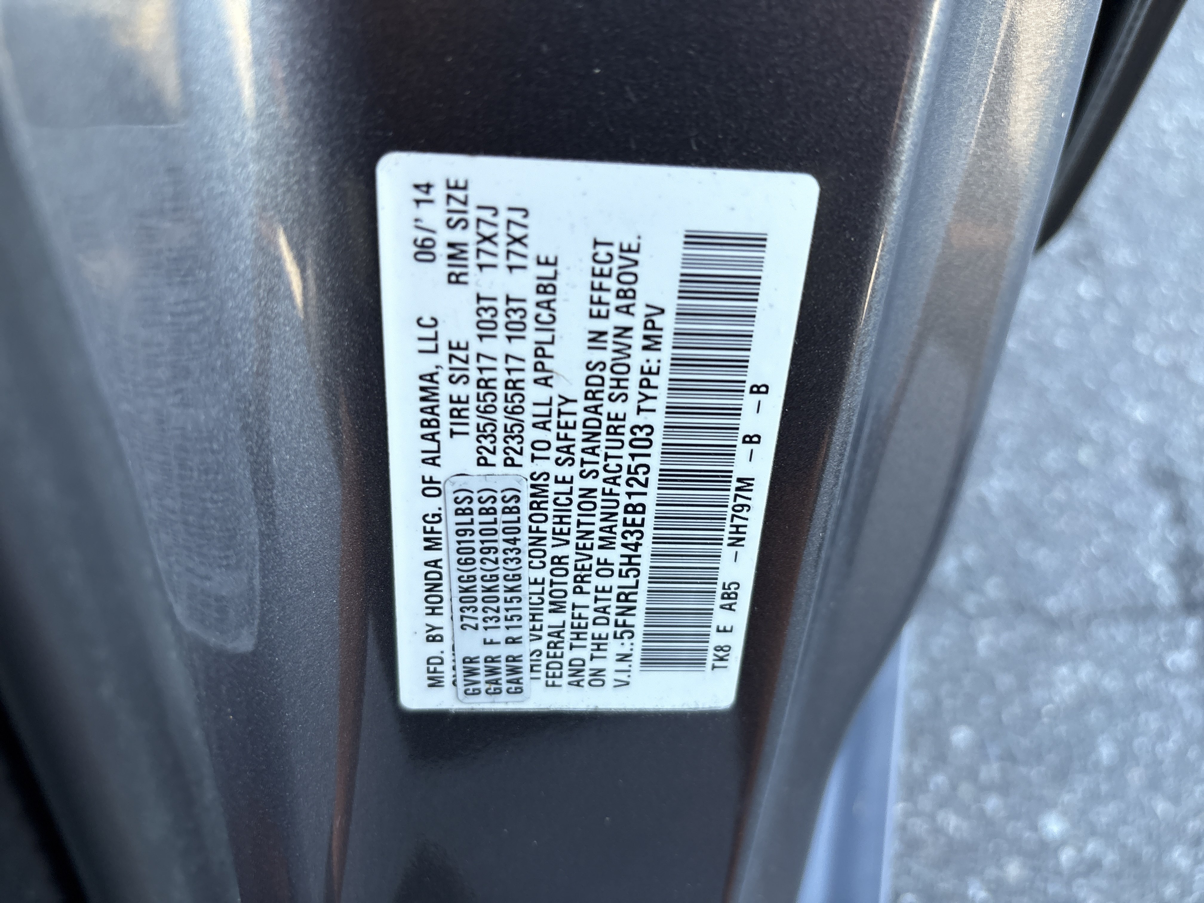 Used 2014 Honda Odyssey EX image 34