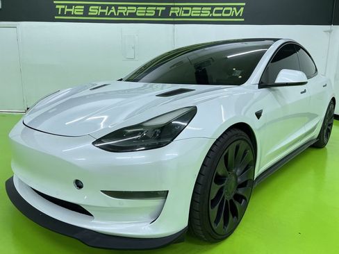 Used 2021 Tesla Model 3 Performance AWD/4WD image 5