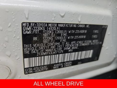 Used 2020 Toyota RAV4 Limited w/ Limited Grade Weather Package AWD/4WD image 36