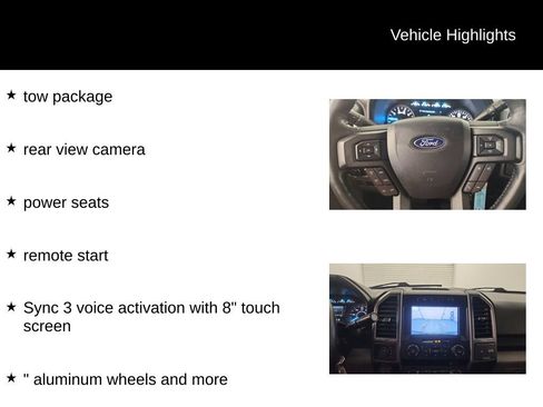 Used 2019 Ford F150 XLT w/ Equipment Group 302A Luxury AWD/4WD image 10