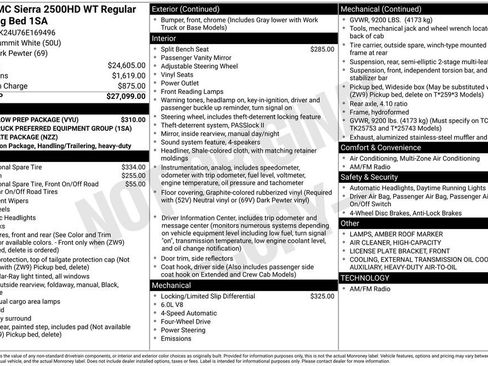 Used 2006 GMC Sierra 2500 W/T w/ Snow Plow Prep Package AWD/4WD image 34