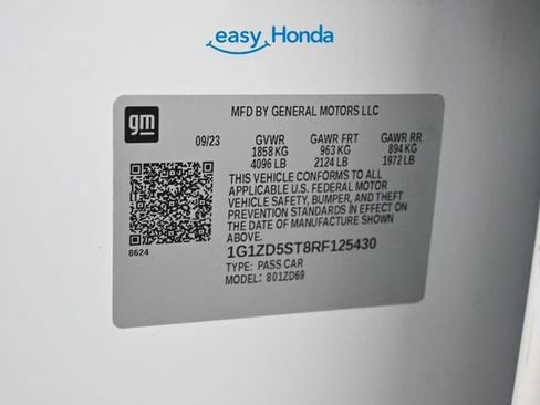 Used 2024 Chevrolet Malibu LT FWD image 18