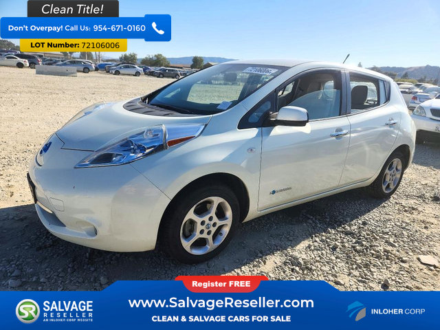 Used 2011 Nissan Leaf SL FWD image 1