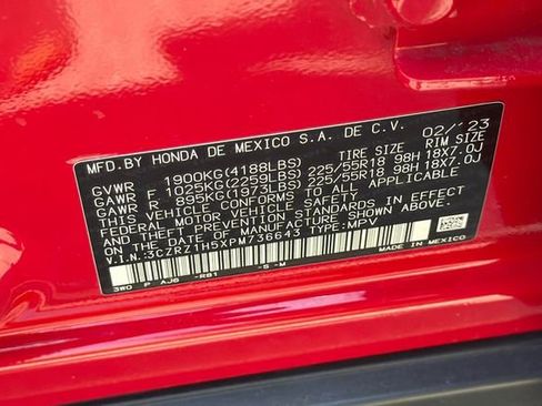 Certified 2023 Honda HR-V Sport image 36