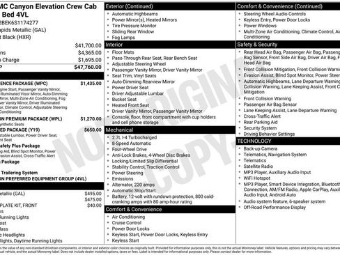 Used 2025 GMC Canyon Elevation w/ Convenience Package AWD/4WD image 35