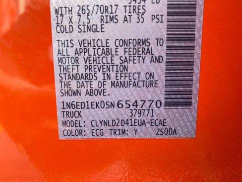 Used 2025 Nissan Frontier PRO-4X w/ Pro Premium Package AWD/4WD image 34
