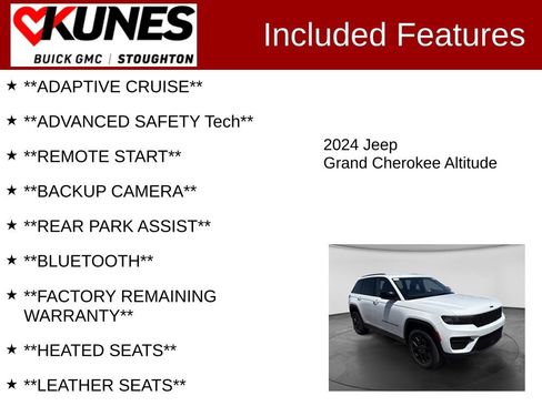 Used 2024 Jeep Grand Cherokee Altitude AWD/4WD image 2