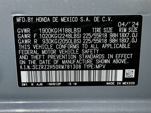 Used 2024 Honda HR-V Sport image 21